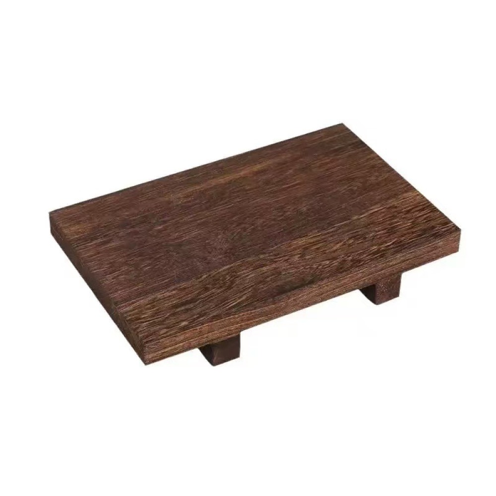 Vanity Home Decor - Wooden Organizer Tray Rectangular Plate For