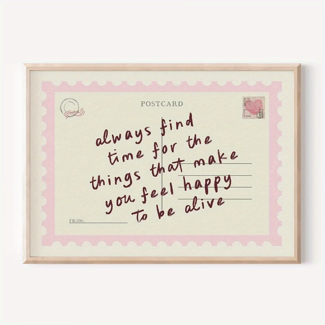 Home Decor Retro - Retro Postcards That Encourage Spending Time