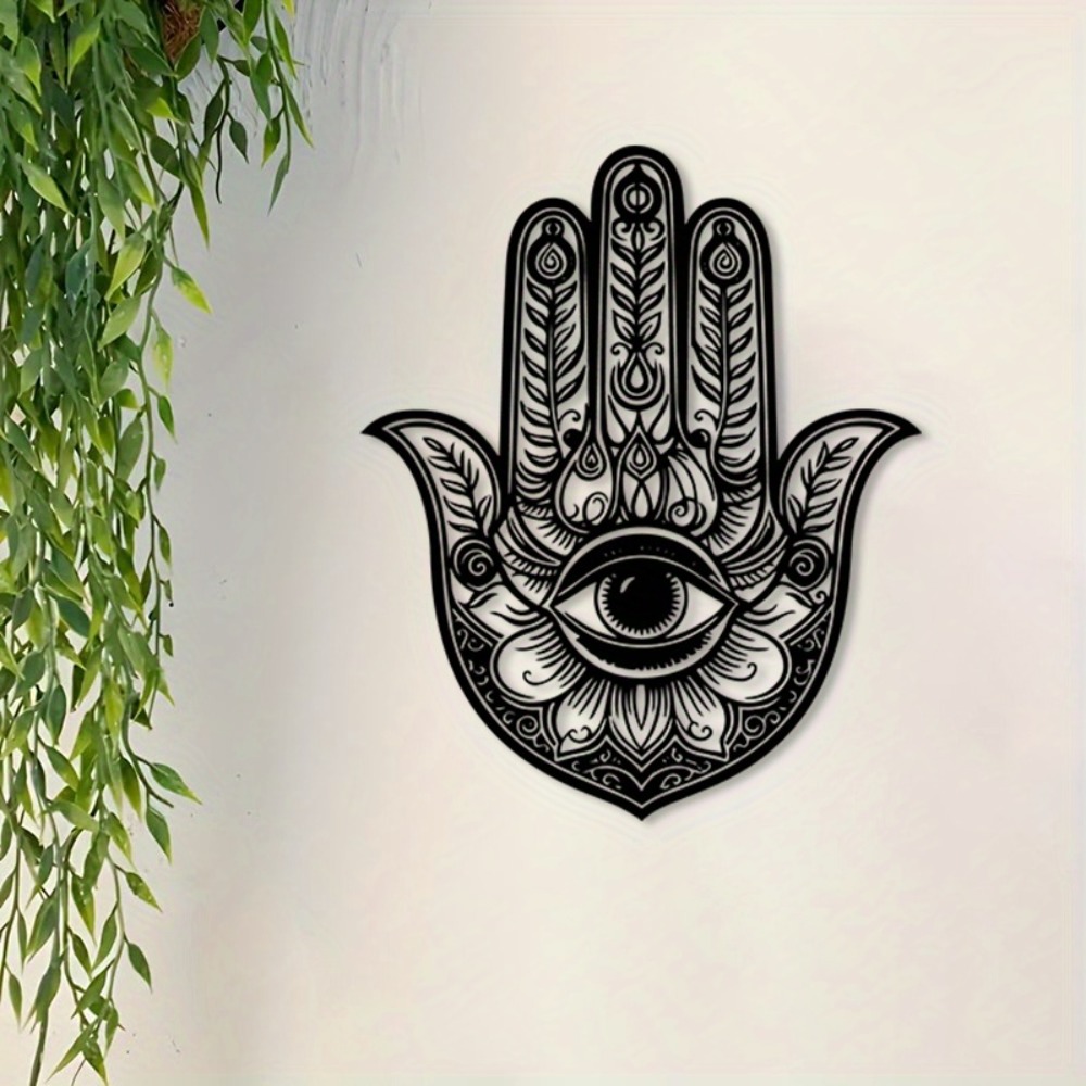 Home Decor Vintage - CIFBUY Iron Wall Art Vintage Hamsa