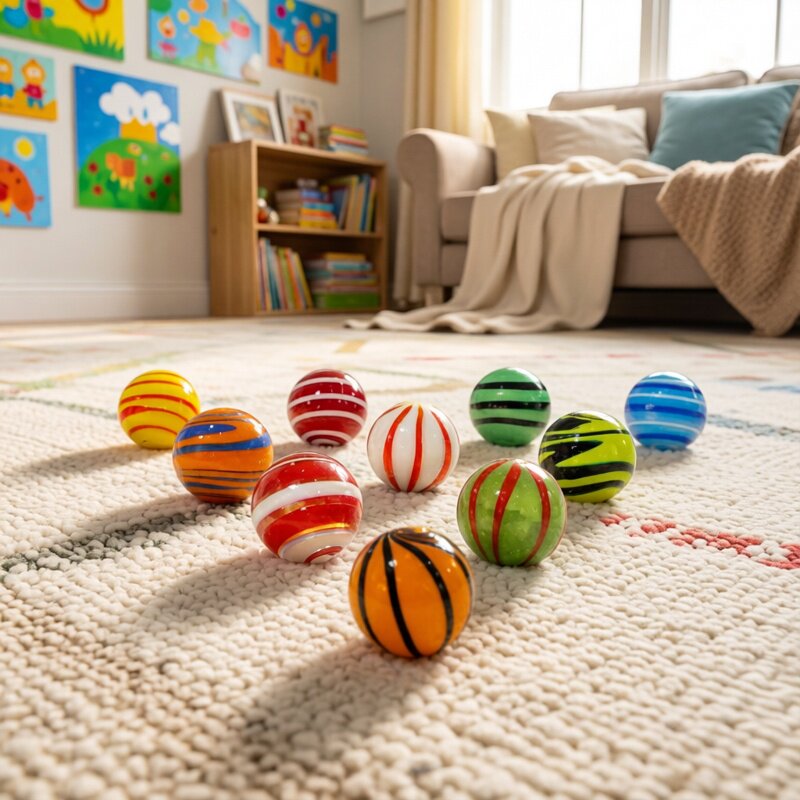 Home Xmas Decor Ideas - 10pcs 16mm Rare Glass Marbles Ball