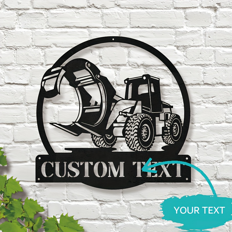 Home Decor Retro - Customizable Retro Style Metal Wall Decor
