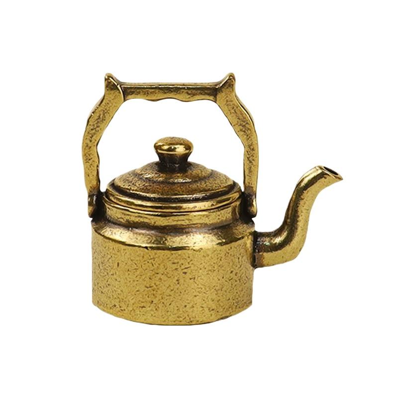 Home Decor Retro - 1Pcs Desk Ornament Antique Copper Mini