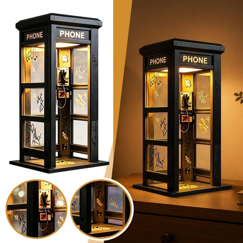 Home Decor Retro - Vintage London Telephone Booth Table Lamp