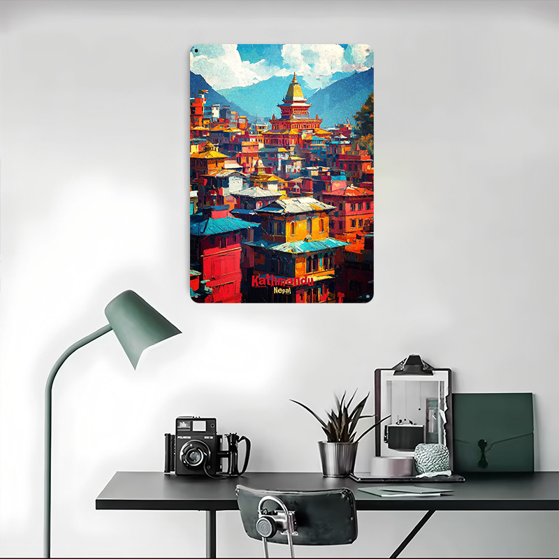 Kathmandu Art 3D Printed Textu - Home Decor Kathmandu ulasan dan harga