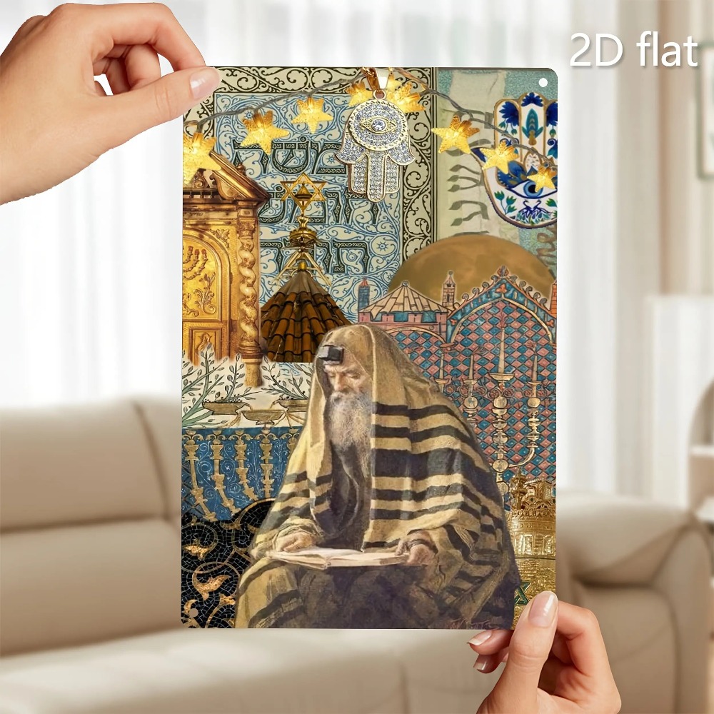 CIFBUY Vintage Jewish Elder Re - Home Decor Vintage ulasan dan harga