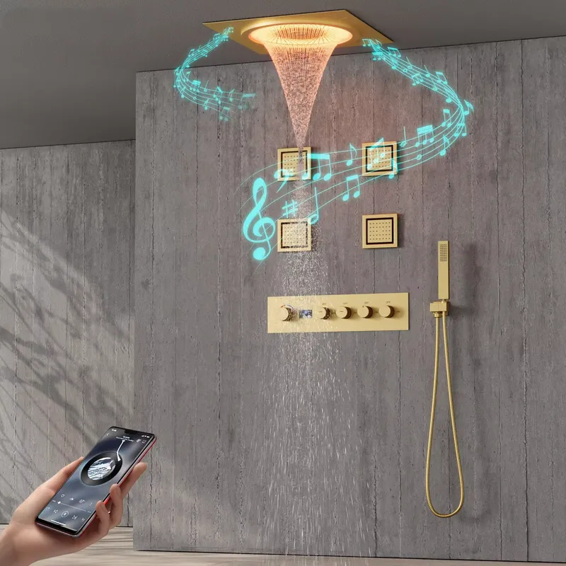 Smart LED Shower Set Bathroom  - Home Decor Gift ulasan dan harga