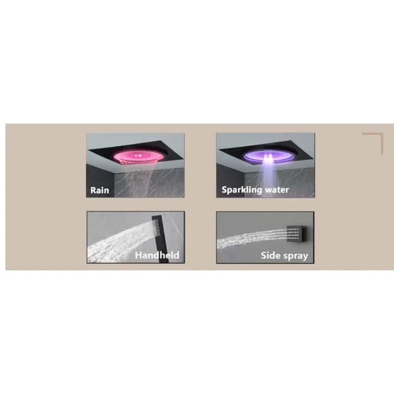 Smart LED Shower Set Bathroom  - Home Decor Gift ulasan dan harga