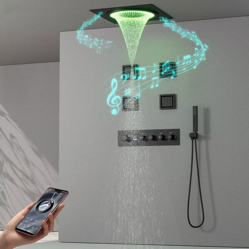 Smart LED Shower Set Bathroom  - Home Decor Gift ulasan dan harga