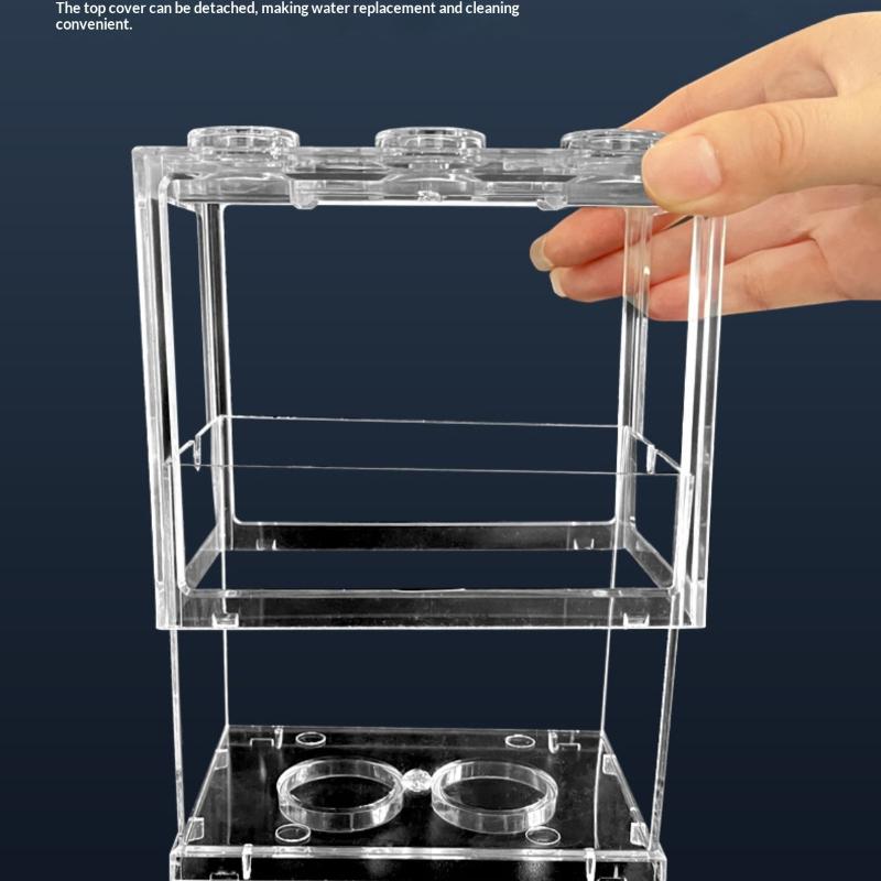 Stackable Mini Fish Tank Acryl - Home Decor Habitat ulasan dan harga