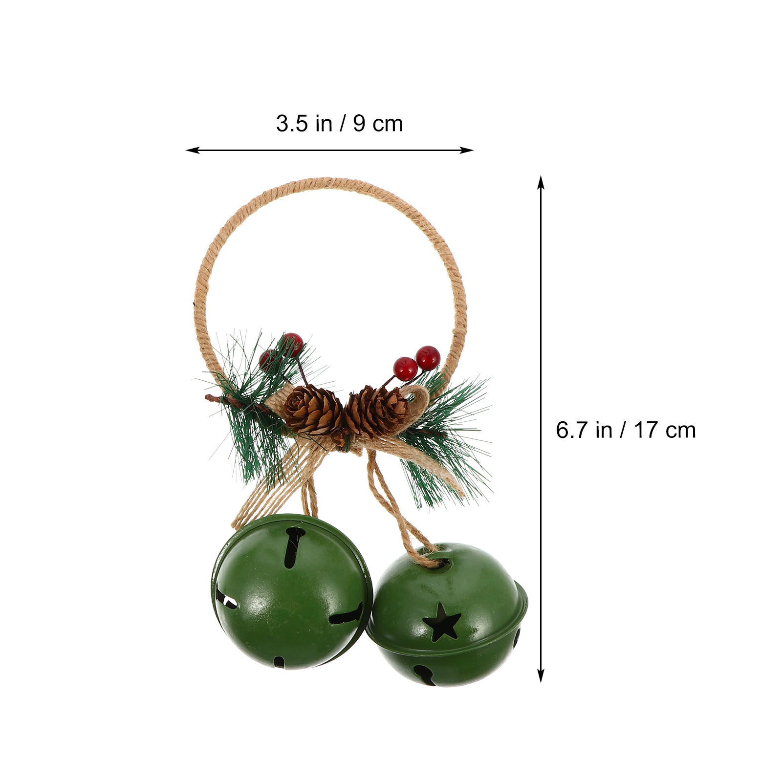 2Pcs Christmas Hanging Bells V - Home Xmas Decor Ideas ulasan dan harga