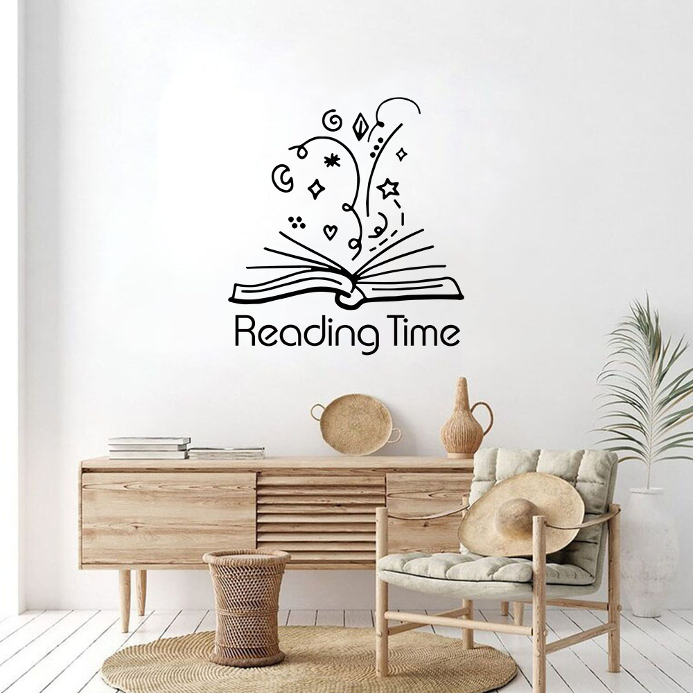 1PC Lovely Book Personalized N - Home Decor Sticker ulasan dan harga