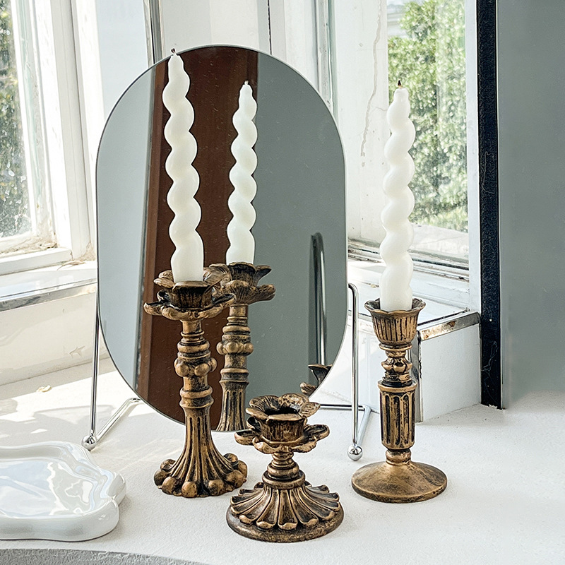 Vintage Bronze Candlestick Fig - Home Decor Vintage ulasan dan harga