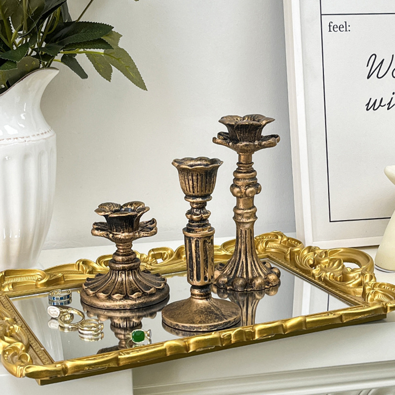 Vintage Bronze Candlestick Fig - Home Decor Vintage ulasan dan harga