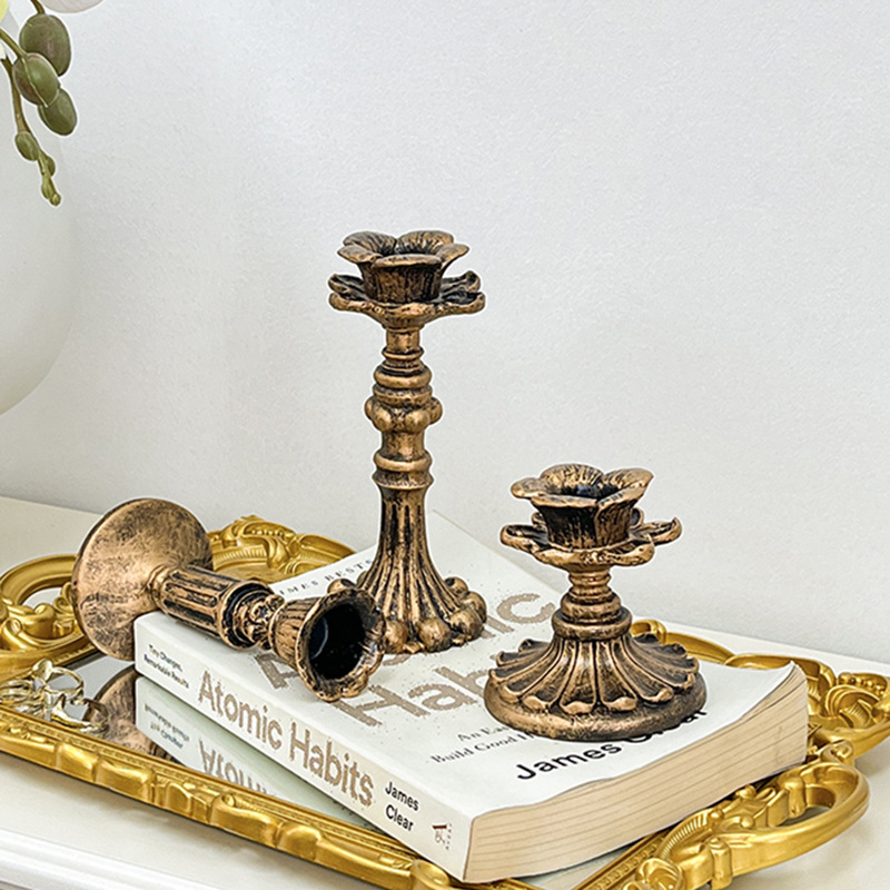 Vintage Bronze Candlestick Fig - Home Decor Vintage ulasan dan harga