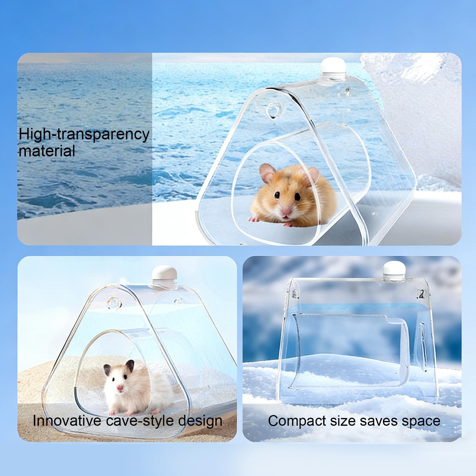 Hamster Cooler House Full Tran - Home Decor Habitat ulasan dan harga