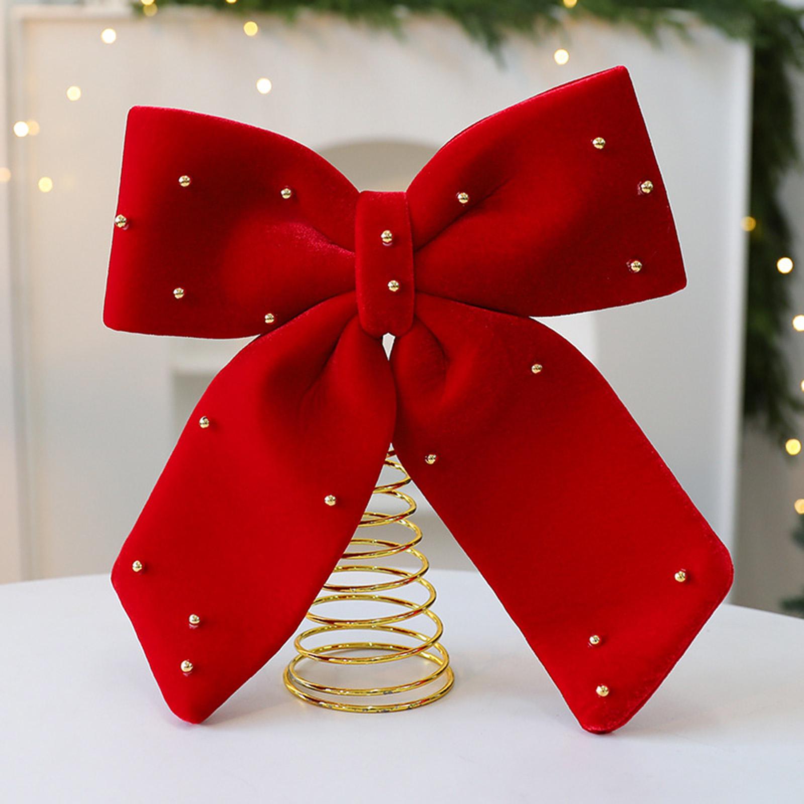 Elegant Red Bowknot Christmas  - Home Xmas Decor Ideas ulasan dan harga