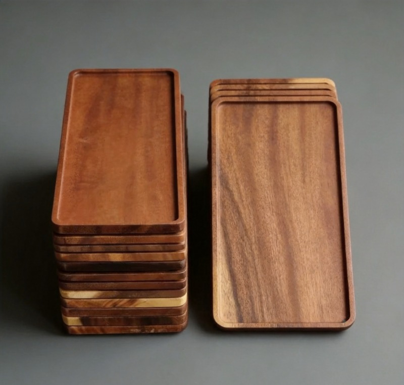 Natural Wooden Rectangular Ser - Vanity Home Decor ulasan dan harga