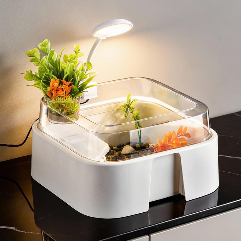 New Transparent Turtle Tank Ho - Home Decor Habitat ulasan dan harga