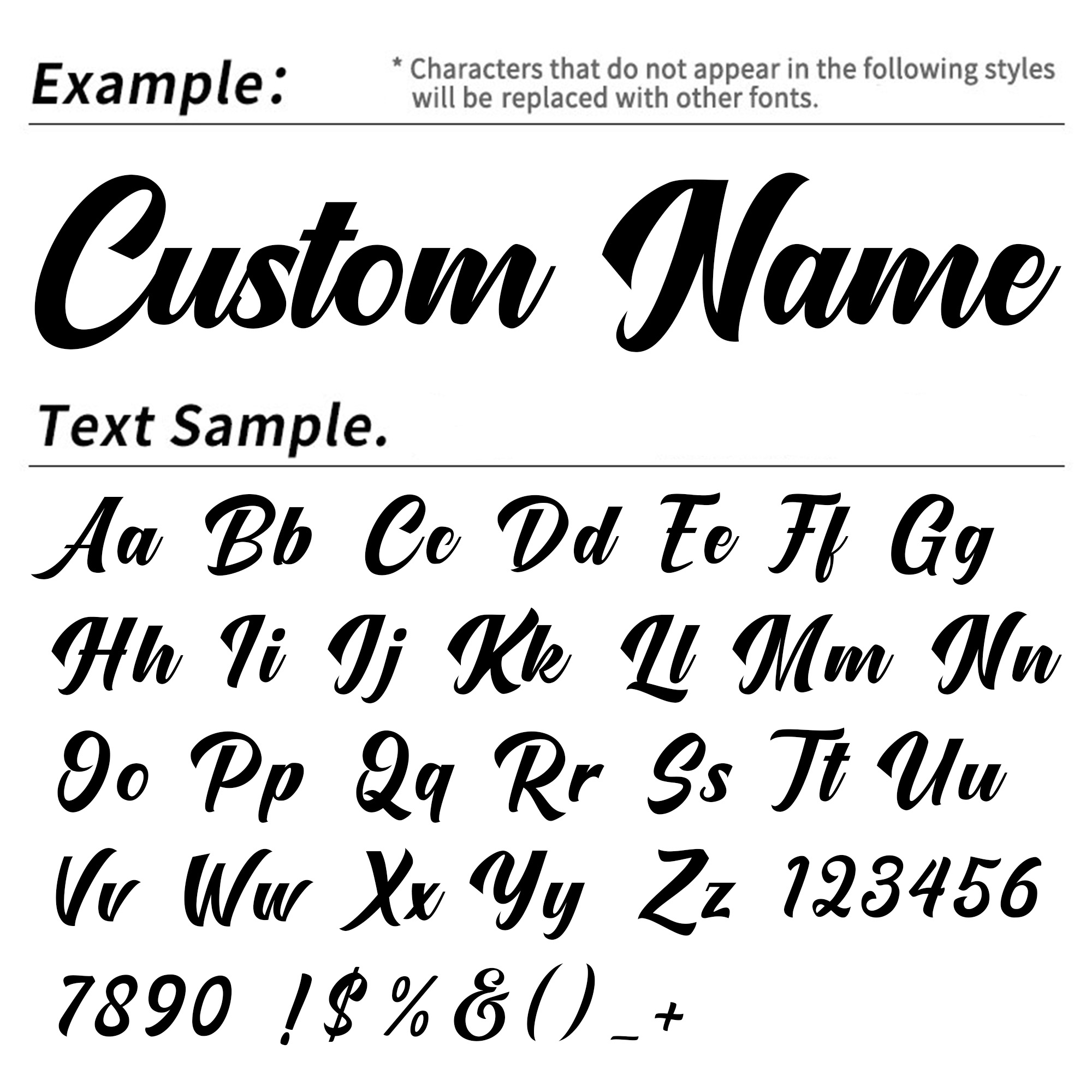 3PCS Custom Name Stickers Pers - Home Decor Sticker ulasan dan harga