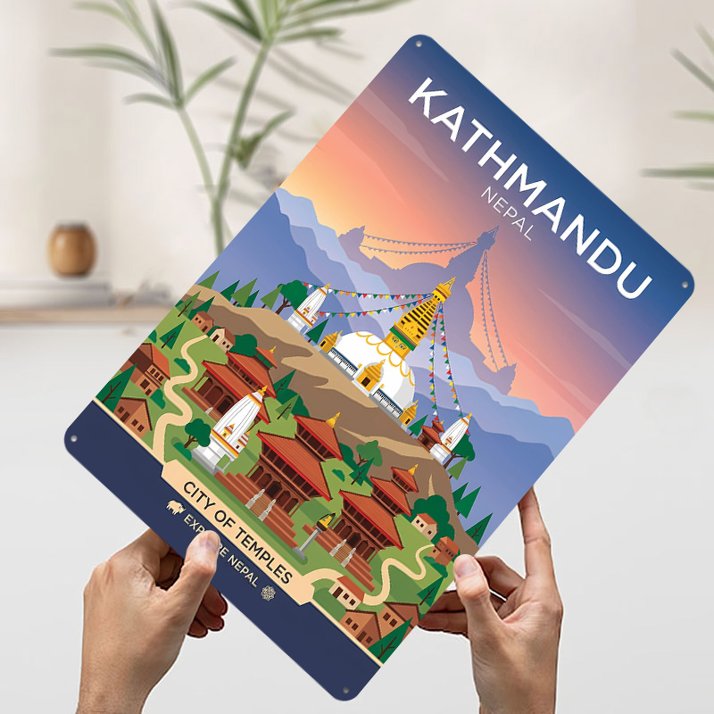 Kathmandu City of Temples Pers - Home Decor Kathmandu ulasan dan harga