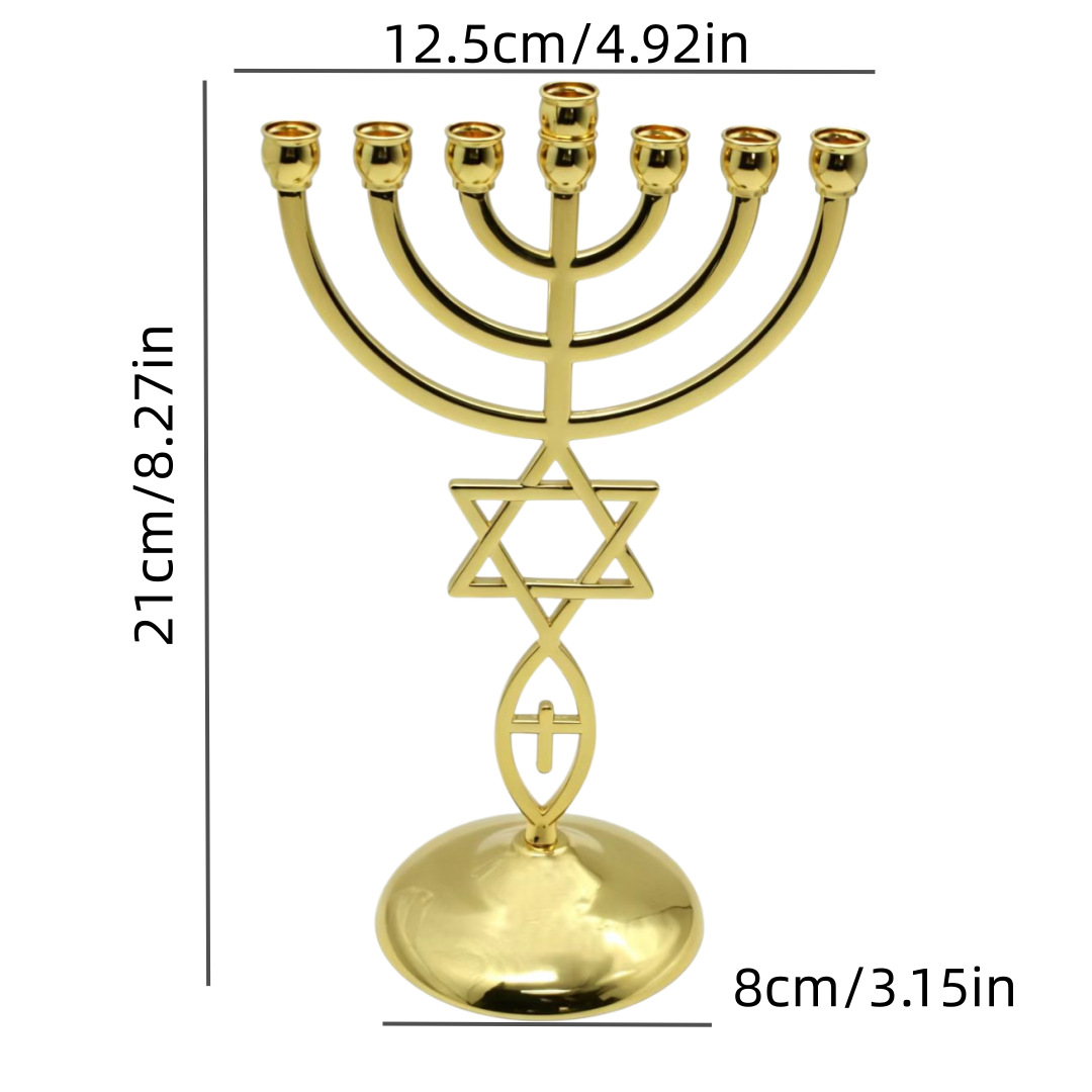 Hanukkah Seven-Headed Candle H - Home Decor Gift ulasan dan harga