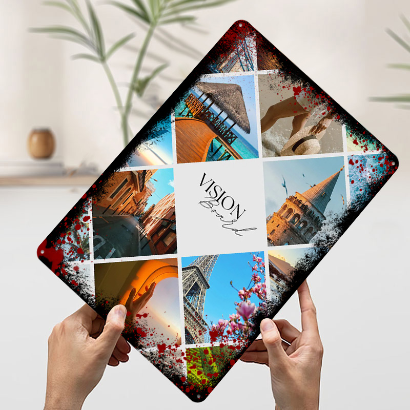 Travel Vision Board Collage Pr - Home Decor Vision Board ulasan dan harga