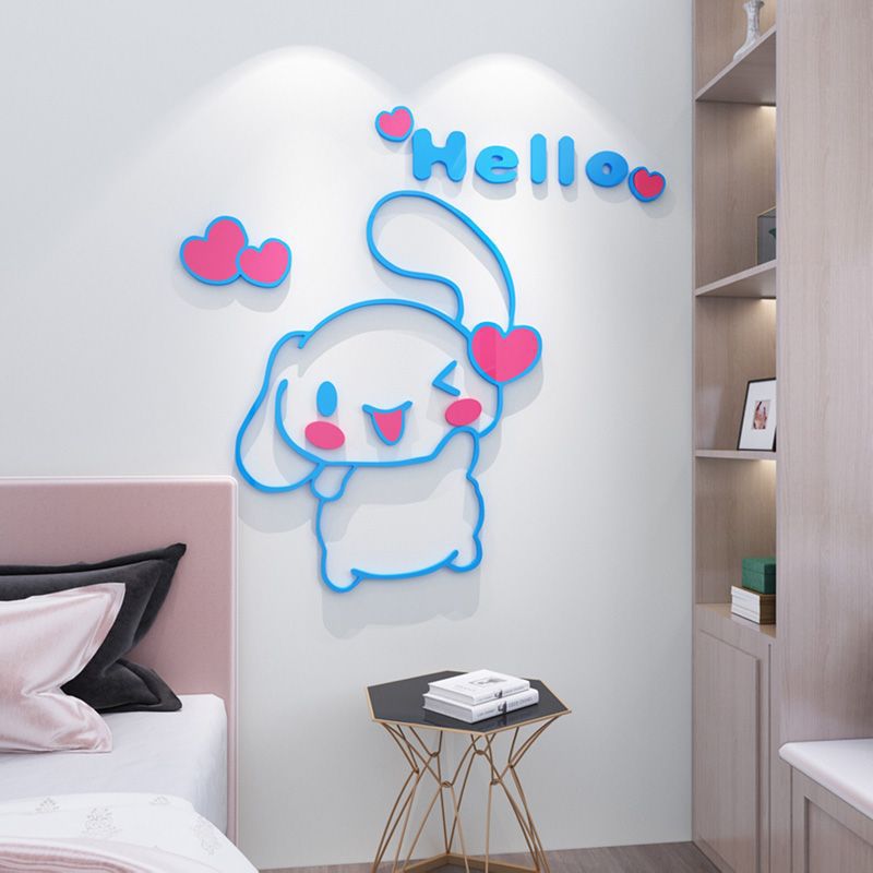 Sanrio Cinnamoroll 3D Acrylic  - Home Decor Sticker ulasan dan harga
