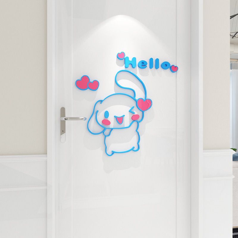 Sanrio Cinnamoroll 3D Acrylic  - Home Decor Sticker ulasan dan harga
