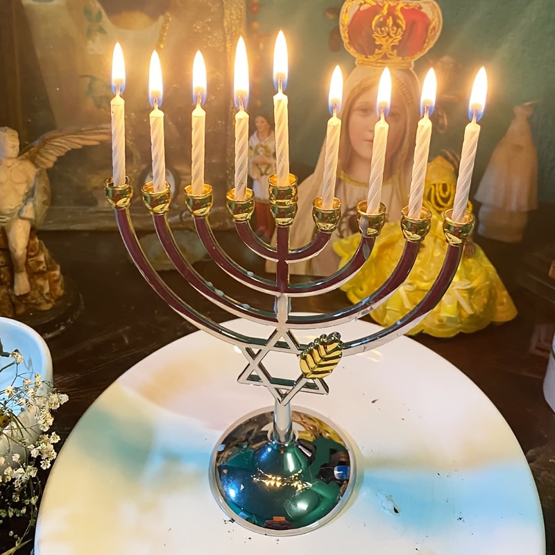 Hanukkah Menorah 9 Branch Cand - Home Decor Gift ulasan dan harga