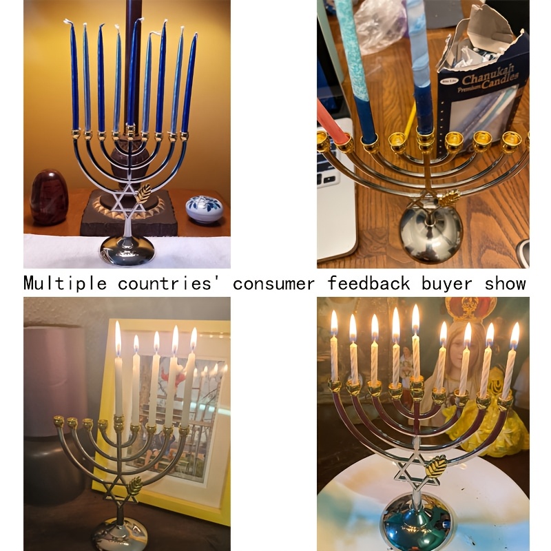 Hanukkah Menorah 9 Branch Cand - Home Decor Gift ulasan dan harga