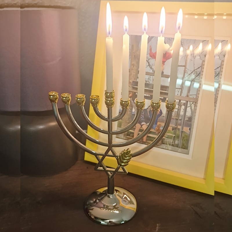Hanukkah Menorah 9 Branch Cand - Home Decor Gift ulasan dan harga