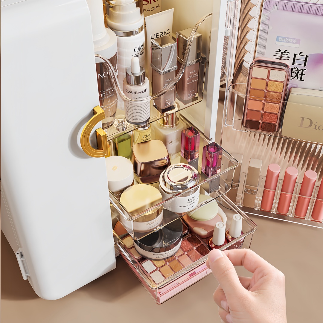 Large Capacity Acrylic Makeup  - Vanity Home Decor ulasan dan harga