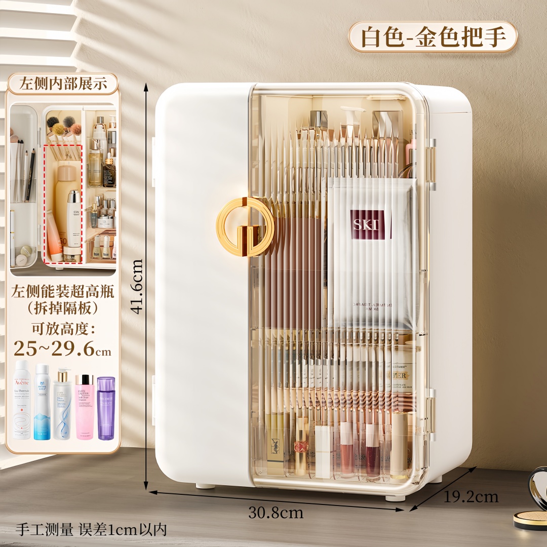 Large Capacity Acrylic Makeup  - Vanity Home Decor ulasan dan harga