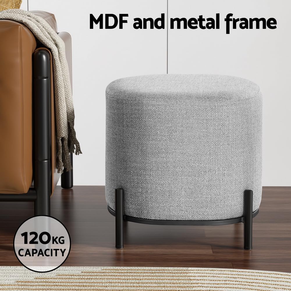**/Ottoman, Round Footstool Lo - Vanity Home Decor ulasan dan harga