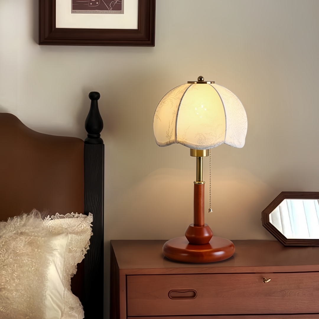 Vintage Scalloped Dome Table L - Home Decor Retro ulasan dan harga