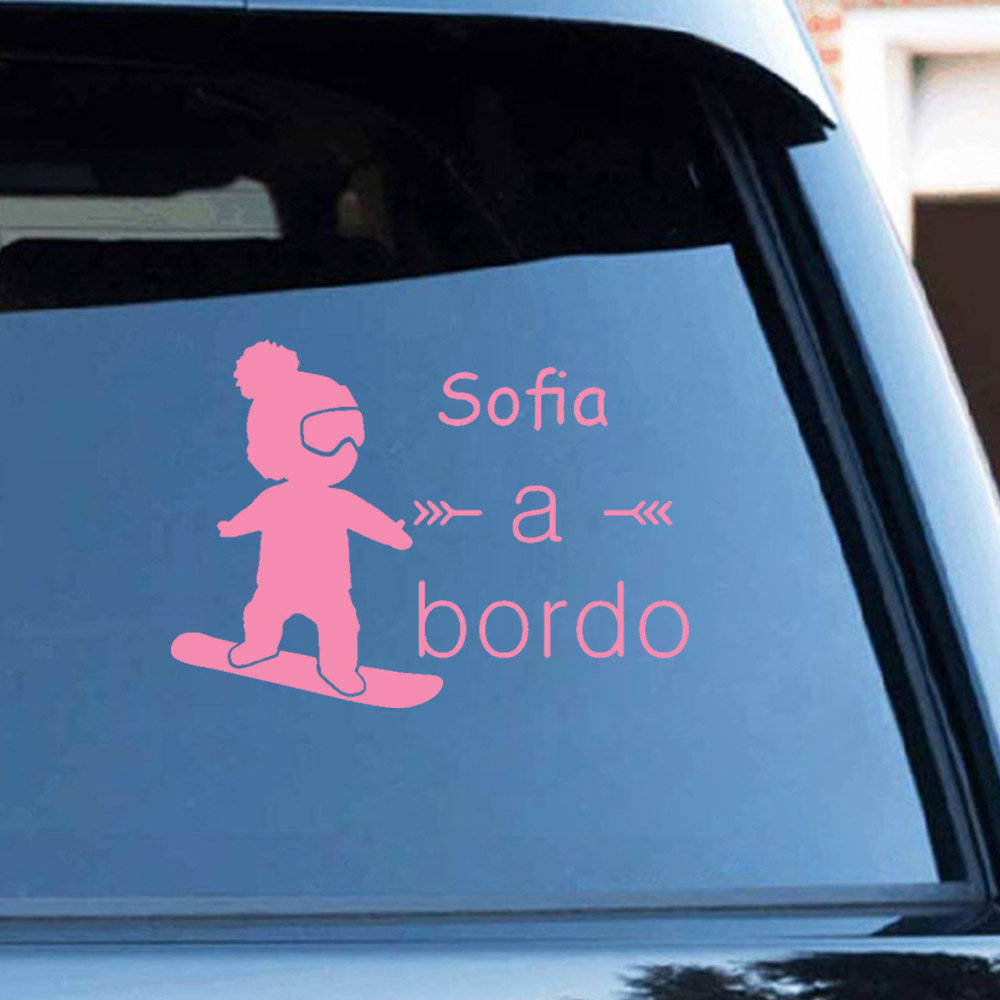 1pc Vinyl baby a bordo colorfu - Home Decor Sticker ulasan dan harga