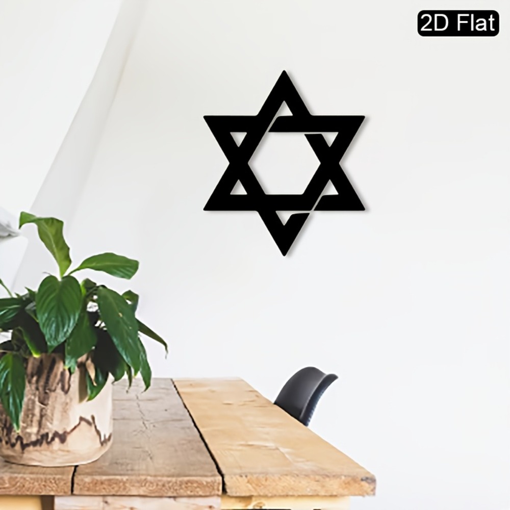 CIFBUY Iron Wall Art Star of D - Home Decor Vintage ulasan dan harga