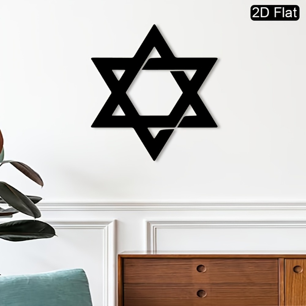 CIFBUY Iron Wall Art Star of D - Home Decor Vintage ulasan dan harga
