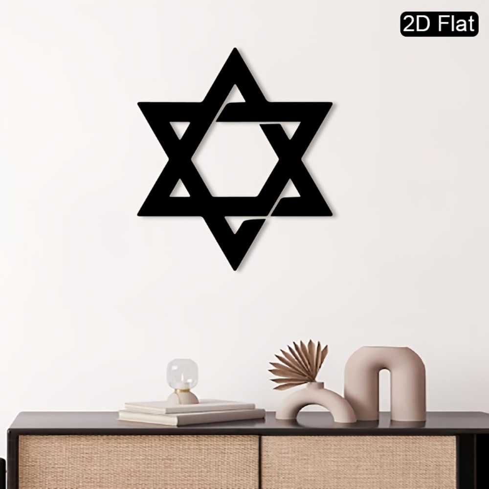 CIFBUY Iron Wall Art Star of D - Home Decor Vintage ulasan dan harga