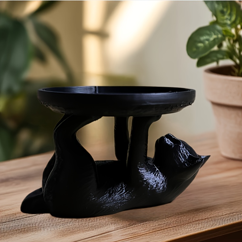 Cute Black Cat Jewelry Tray Re - Vanity Home Decor ulasan dan harga