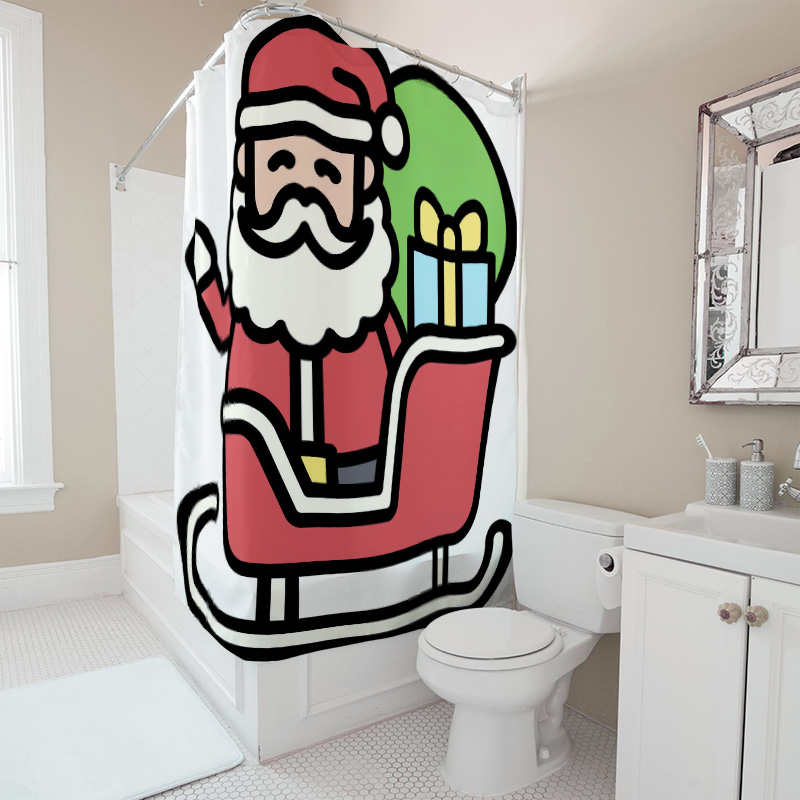 TU Christmas Santa Claus Showe - Home Xmas Decor Ideas ulasan dan harga