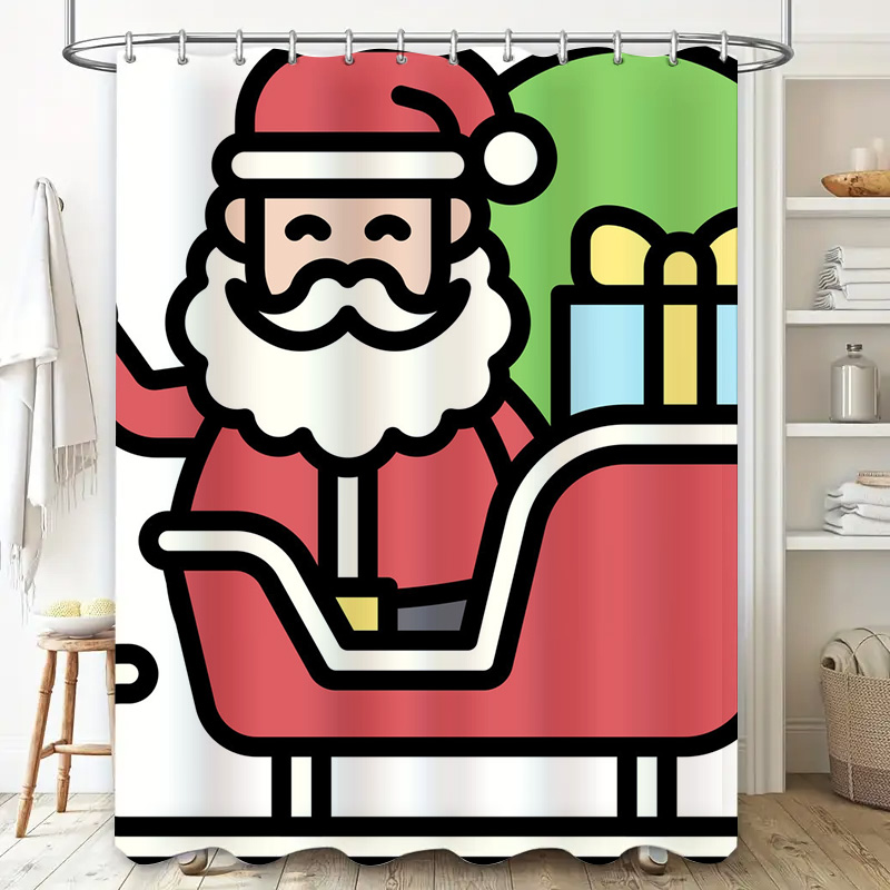 TU Christmas Santa Claus Showe - Home Xmas Decor Ideas ulasan dan harga