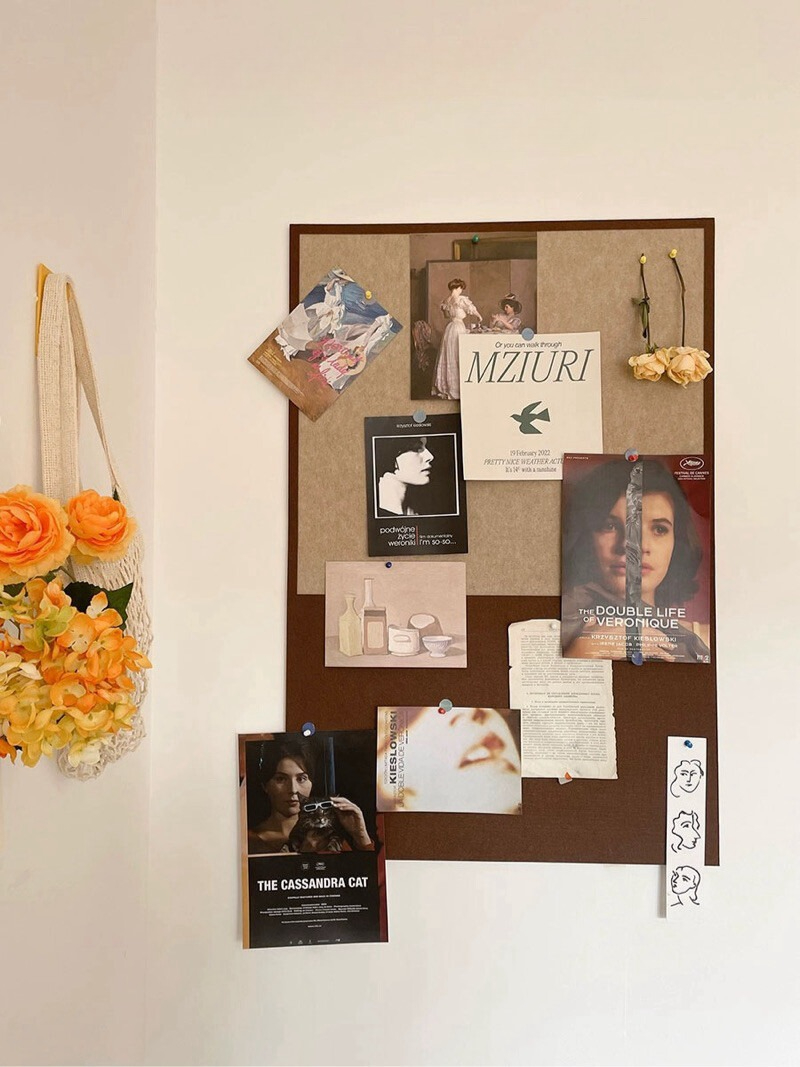 DISPLAY Felt Board for Wall DI - Home Decor Vision Board ulasan dan harga