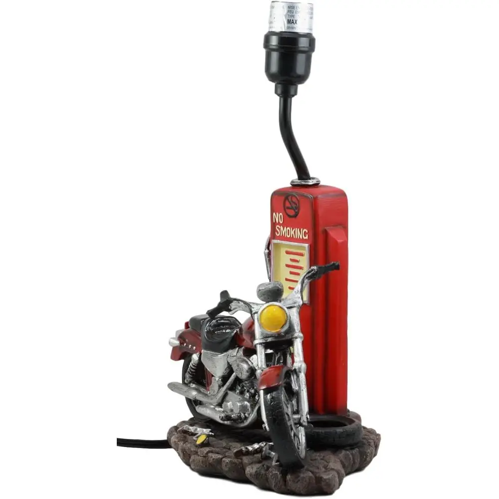 Vintage Retro Red Motorcycle G - Home Decor Retro ulasan dan harga