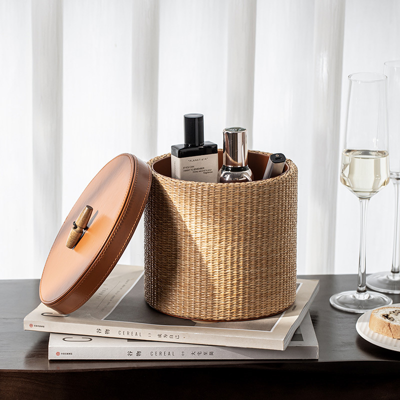 Retro rattan storage box Home  - Home Decor Retro ulasan dan harga