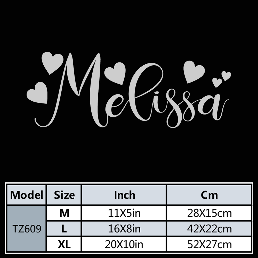 1pc Diy Personalize Custom Nam - Home Decor Sticker ulasan dan harga