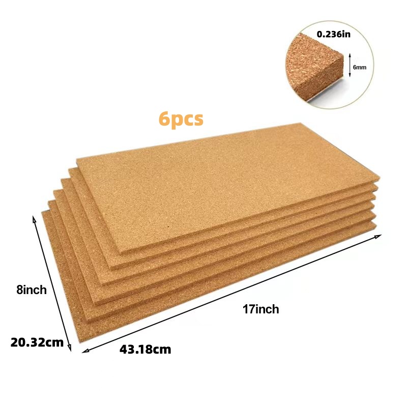 2/4/6 Pieces of Cork Bulletin  - Home Decor Vision Board ulasan dan harga