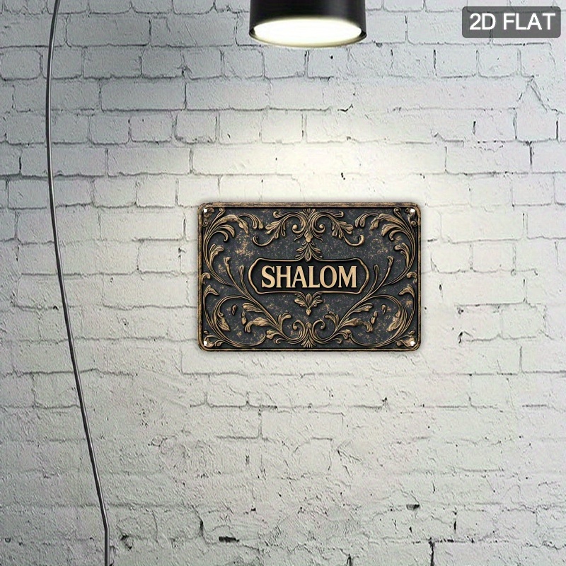 CIFBUY Vintage Shalom Aluminum - Home Decor Vintage ulasan dan harga