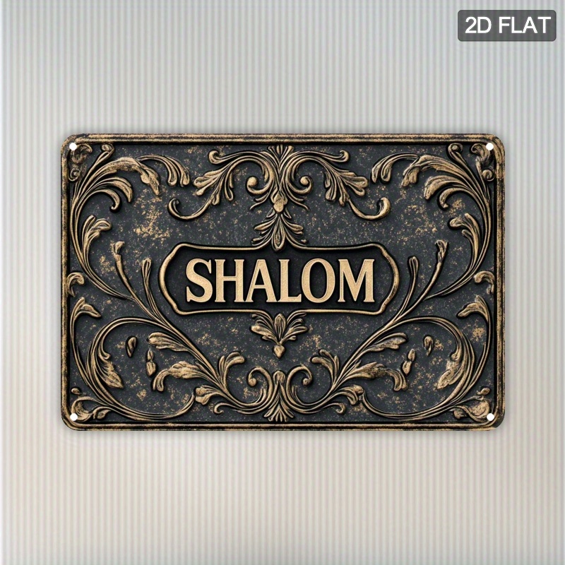 CIFBUY Vintage Shalom Aluminum - Home Decor Vintage ulasan dan harga