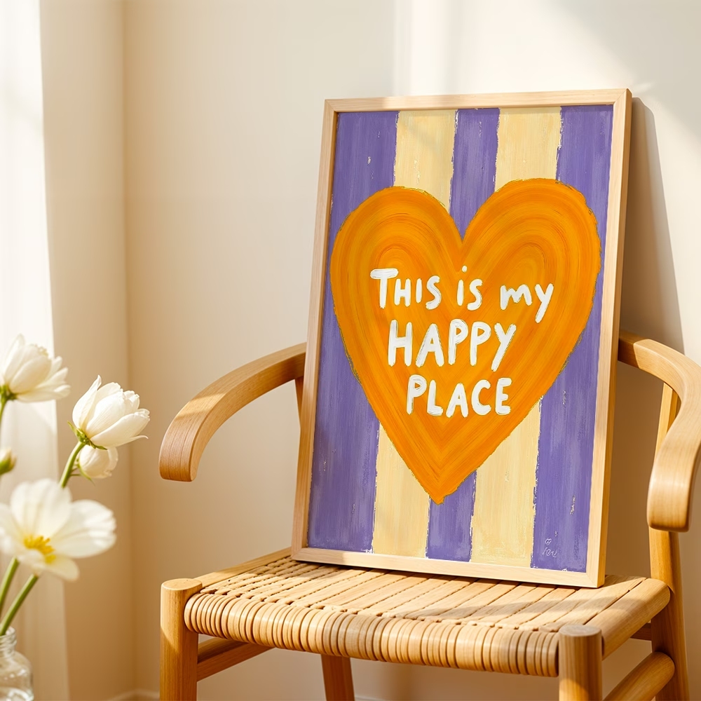 Modern,Retro This Is My Happy  - Home Decor Retro ulasan dan harga